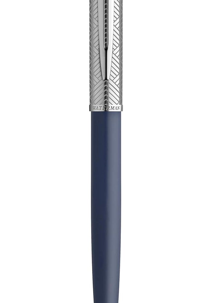 Waterman Allure Deluxe Ballpoint Pen - Medium Point, 0.7 mm, Blue Lacquer Barrel, Blue Ink - Image 3